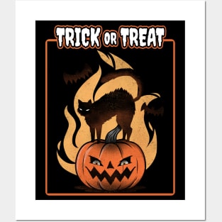 Trick Or Treat Halloween Posters and Art